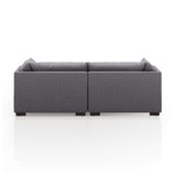 Westwood 87" Double Chaise, Bennett Charcoal-Furniture - Sofas-High Fashion Home