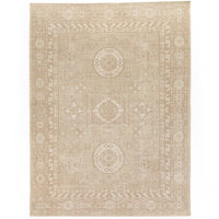 Cortona Hand Knotted Rug, Cream-Rugs1-High Fashion Home