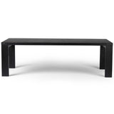 Millie Dining Table, Drifted Matte Black by Four Hands