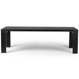 Millie Dining Table, Drifted Matte Black