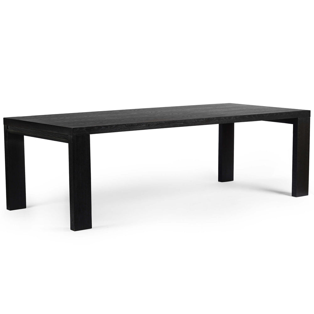 Millie Dining Table, Drifted Matte Black by Four Hands