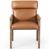 Almada Leather Arm Chair, Valencia Camel
