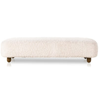 Aniston Rectangular Ottoman, Andes Natural-Furniture - Chairs-High Fashion Home