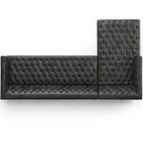 Williams Leather 2 Piece LAF Sectional, Natural Washed Ebony-Furniture - Sofas-High Fashion Home