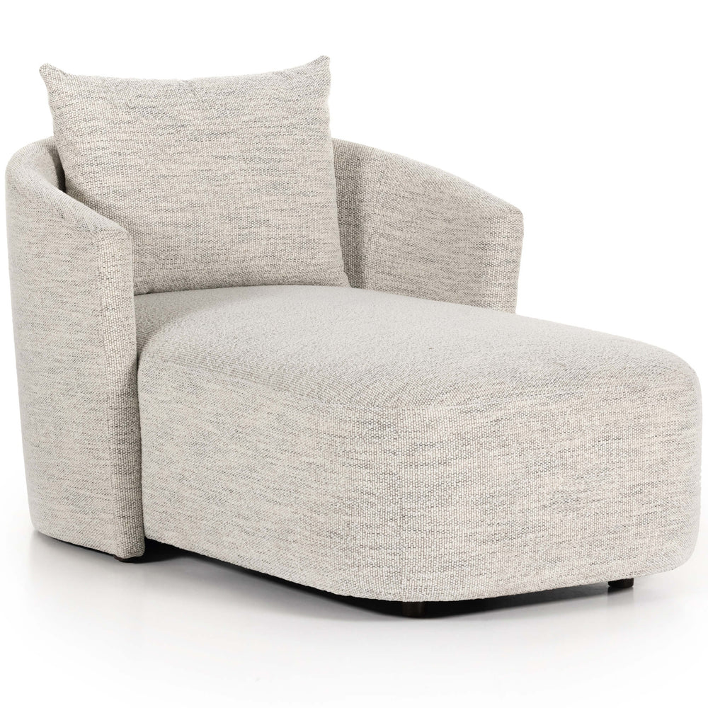 Farrah Chaise, Merino Cotton-Furniture - Chairs-High Fashion Home