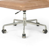 Sal Leather Desk Chair, Palermo Drift by Four Hands