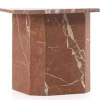 Edina Big Coffee Table, Rusty Marble-Furniture - Accent Tables-High Fashion Home