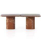 Edina Small Coffee Table, Rusty Marble-Furniture - Accent Tables-High Fashion Home