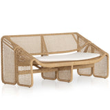 Selma Outdoor Sofa, Faux Hyacinth by Four Hands