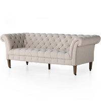 Briscoe 82" Sofa, Mixt Linen Natural-Furniture - Sofas-High Fashion Home