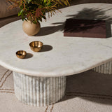 Oranda Coffee Table, White by Four Hands