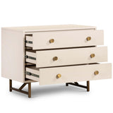 Van Rectangular Nightstand, Alabaster by Four Hands