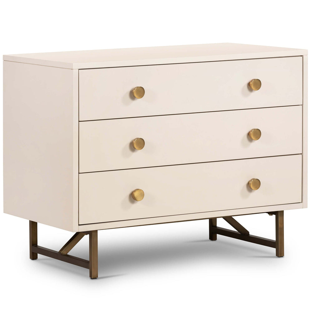 Van Rectangular Nightstand, Alabaster by Four Hands