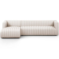 Augustine LAF 105" Sectional, Dover Crescent-Furniture - Sofas-High Fashion Home