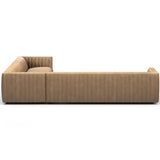 Augustine 3 Piece 126" Leather Sectional, Palermo Drift-Furniture - Sofas-High Fashion Home