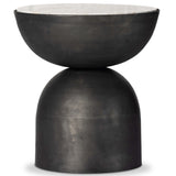 Corbett End Table, Creamy Taupe by Four Hands