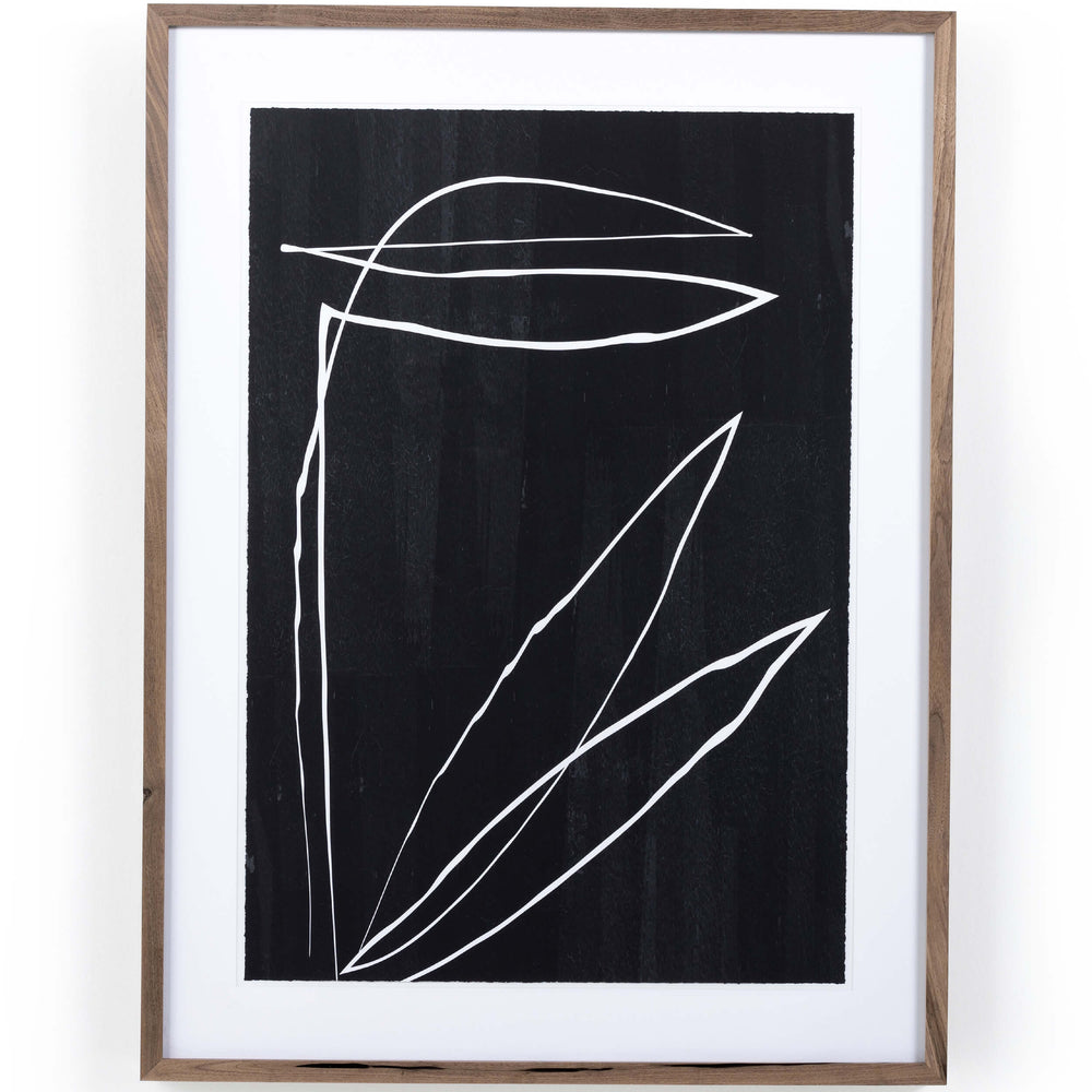 Abstract Botanic Line Drawing by Roseanne Kenny-Accessories Artwork-High Fashion Home