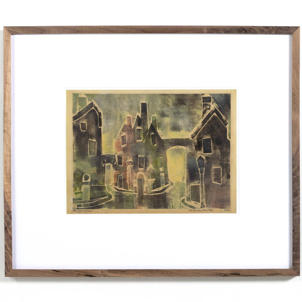 Medieval Town by Pepi Sprohge-Accessories Artwork-High Fashion Home