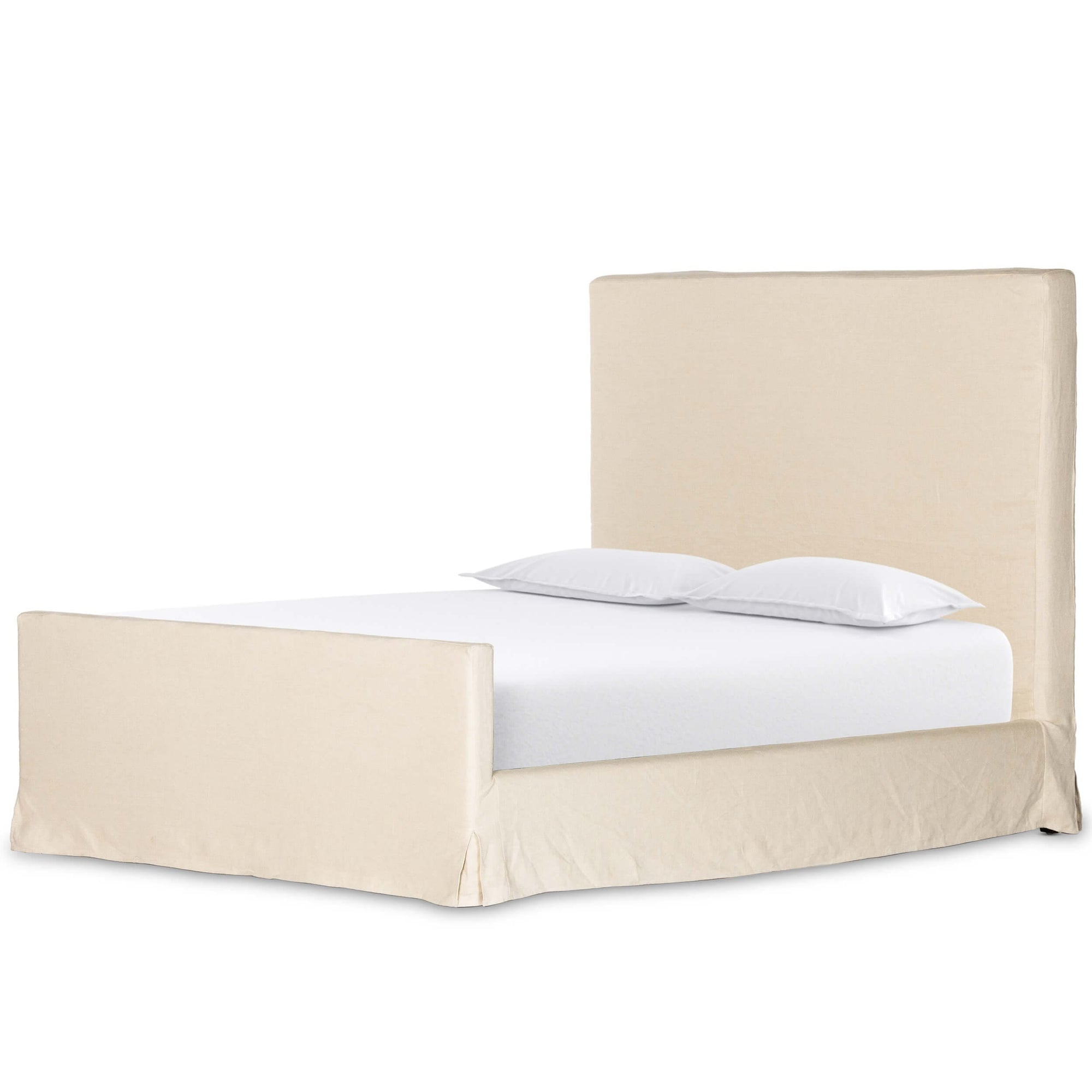 Daphne Slipcover Bed, Brussels Natural High Fashion Home
