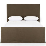Daphne Slipcover Bed, Brussels Coffee by Four Hands