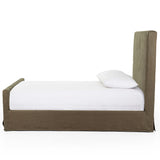 Daphne Slipcover Bed, Brussels Coffee by Four Hands