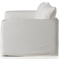 Luisa 96" Slipcover Sofa, Bergamo Cream-Furniture - Sofas-High Fashion Home