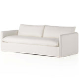 Luisa 96" Slipcover Sofa, Shiloh Cream-Furniture - Sofas-High Fashion Home