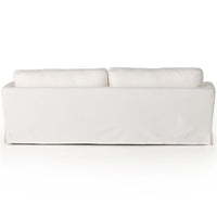 Luisa 91" Slipcover Sofa, Bergamo cream-Furniture - Sofas-High Fashion Home
