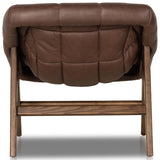 Vincent Leather Chair, Brickhouse Dark Brown