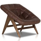 Vincent Leather Chair, Brickhouse Dark Brown by Four Hands