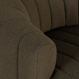 Elliana Swivel Chair, Boucle Olive by Four Hands