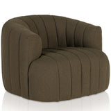Elliana Swivel Chair, Boucle Olive by Four Hands