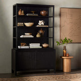 Hopkins Bookcase, Brushed Ebony by Four Hands