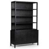 Hopkins Bookcase, Brushed Ebony by Four Hands