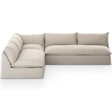 Grant Outdoor 3 Piece Sectional, Faye Sand-Furniture - Sofas-High Fashion Home