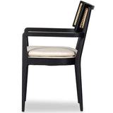 Britt Arm Chair, Brushed Ebony