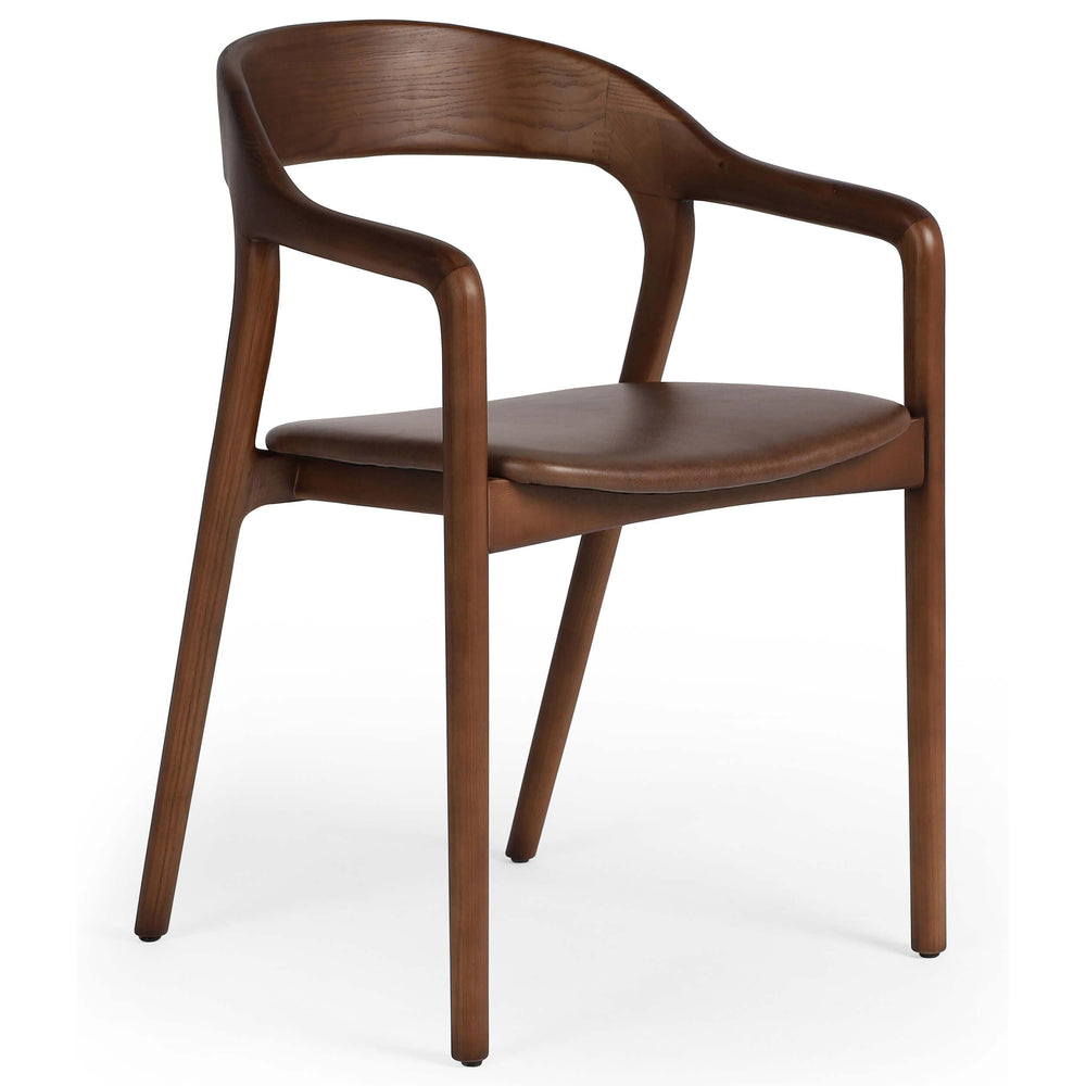 Amare Leather Arm Chair, Sonoma Coco
