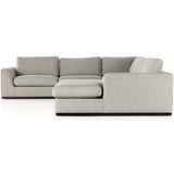 Colt 4 Piece RAF Sectional, Aldred Silver-Furniture - Sofas-High Fashion Home
