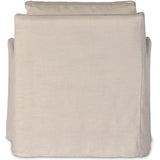 Monette Slipcover Swivel Chair, Brussels Natural by Four Hands