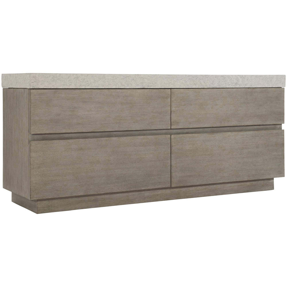 Ritter Dresser, Sand Grey/Flint-Furniture - Storage-High Fashion Home