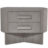 Trianon 2 Drawer Nightstand, Gris