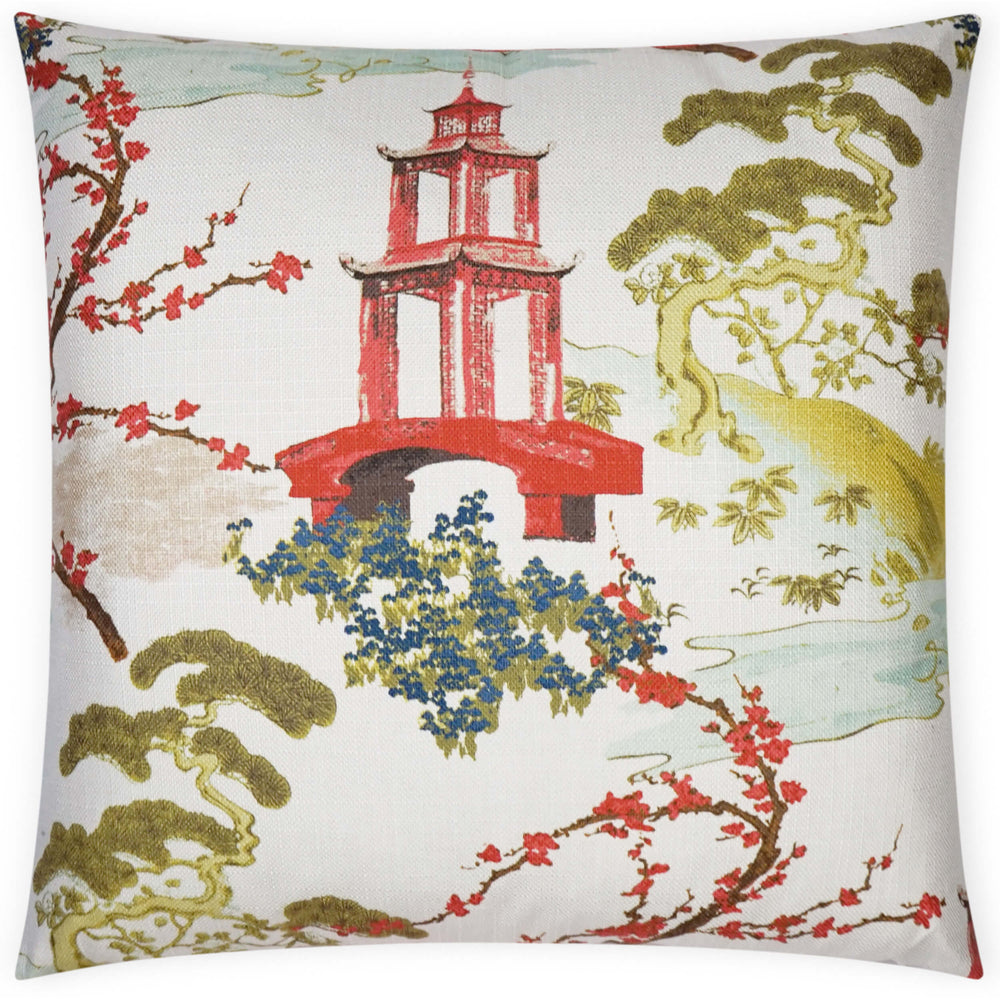 Sakura Pillow, Coral-Accessories-High Fashion Home