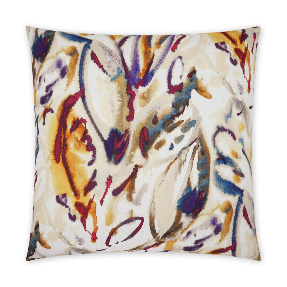 Tisana Pillow, Berry-Accessories-High Fashion Home