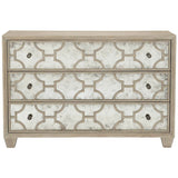 Santa Barbara Antique Mirror Chest-Furniture - Storage-High Fashion Home