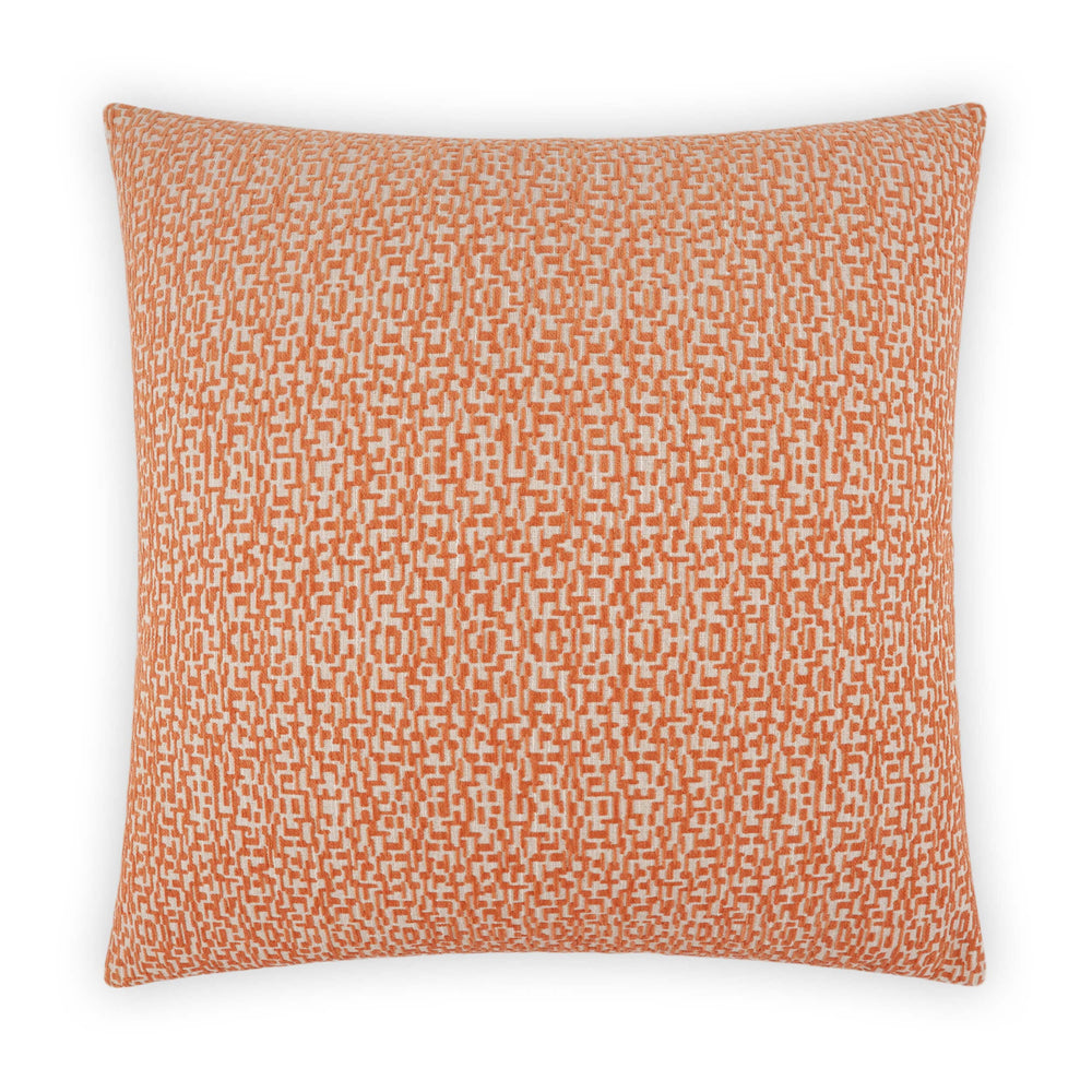Code Pillow, Orange-Accessories-High Fashion Home