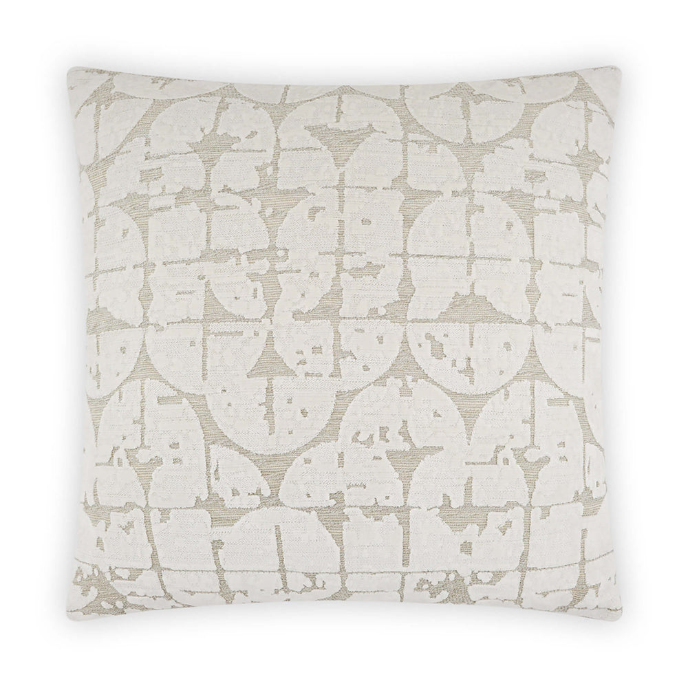 Bravura Pillow, Oyster-Accessories-High Fashion Home