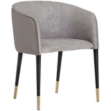 Asher Chair, Flint Grey - Modern Furniture - Accent Chairs - High Fashion Home