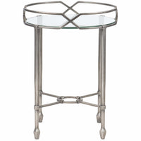Delaine 18" Side Table-Furniture - Accent Tables-High Fashion Home