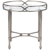 Delaine 25" Side Table-Furniture - Accent Tables-High Fashion Home
