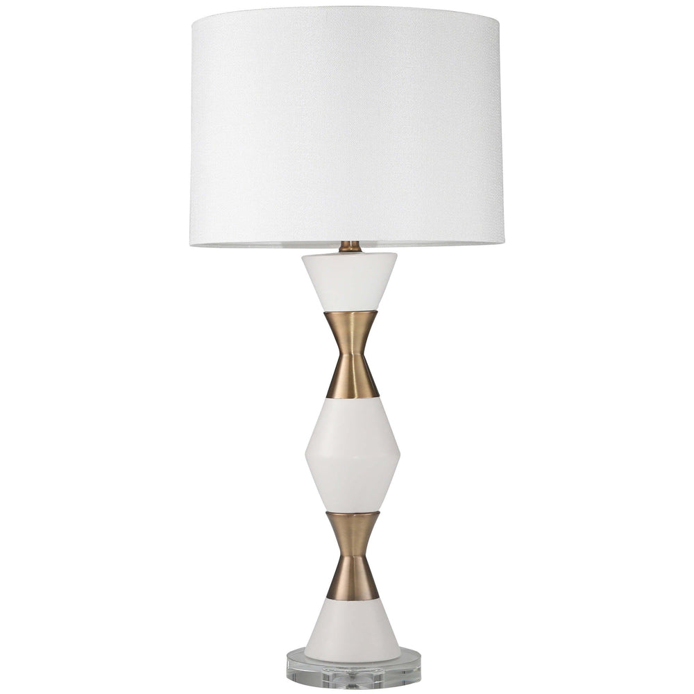 Repeatcone Table Lamp, Cream - Lighting - High Fashion Home